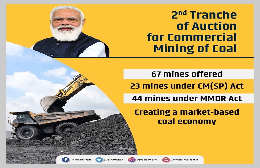 2nd Tranche of Auction for Commercial Mining of Coal.