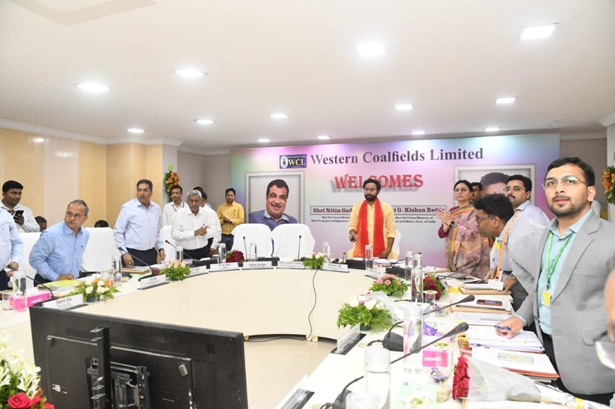 Union Minister of Coal and Mines Shri G. Kishan Reddy Visits Western Coalfields Limited to Review WCL Performance