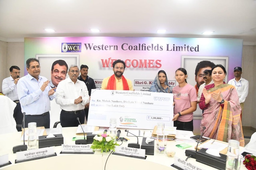 Union Minister of Coal and Mines Shri G. Kishan Reddy Visits Western Coalfields Limited to Review WCL Performance