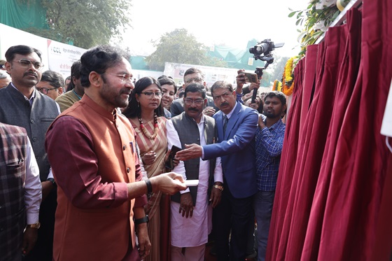 Hon'ble Minister of Coal and Mines Shri G kishan Reddy visited CCL & CMPDI and inaugurated various projects