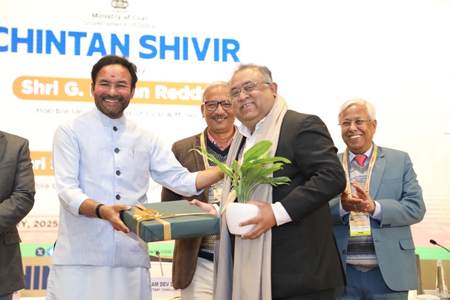 Hon'ble Minister of Coal and Mines Shri G Kishan Reddy attended Chitan shivir at Sushma Swaraj Bhawan,New Delhi