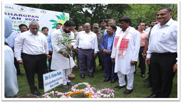 Launch of Vriksharopan Abhiyan 2024 by Hon’ble Minister of Coal & Mines from Dhanbad