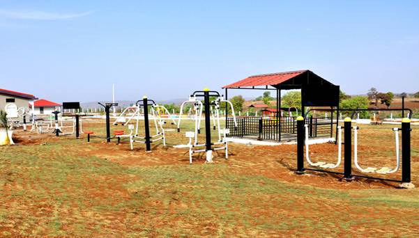 Open gym developed in BalgangadharTilak eco-park at Jhurrey in WCL